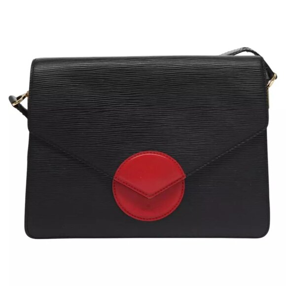 LOUIS VUITTON Epi Free Run Bicolor Shoulder Bag Red Black M52417 LV Auth SW055 - Picture 3 of 15